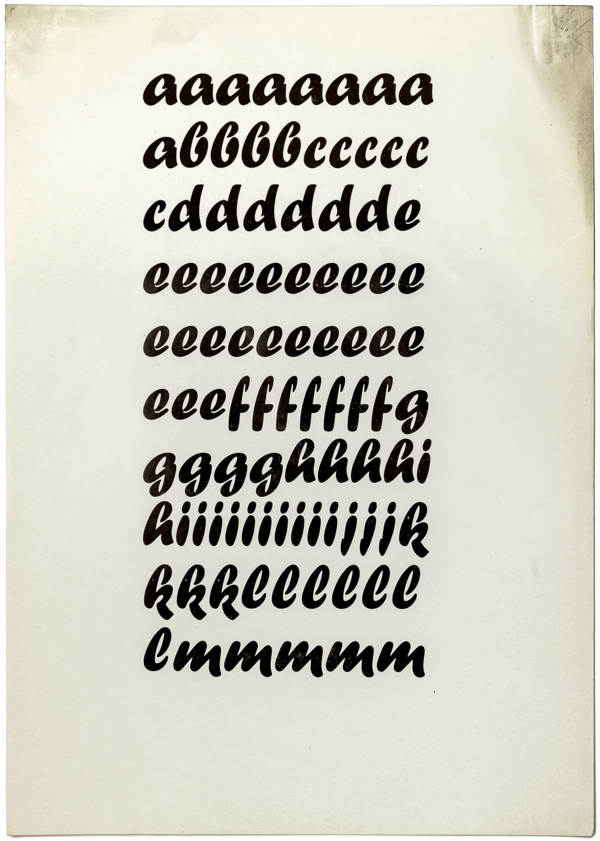 Monotype Type specimen sheets, 1960s