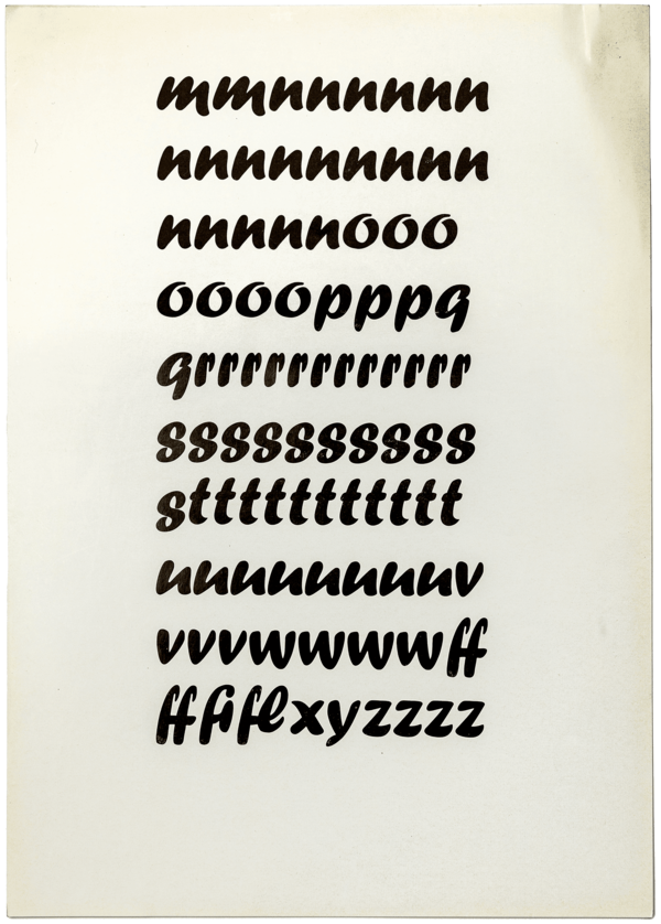 Monotype Type specimen sheets, 1960s
